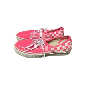 Vans Authentic Checkered Pink/White Shoes